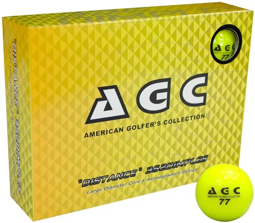 レザックス(LEZAX) AGC ゴルフボール 1ダース(12個入り) イエロー AGBA-3790 1枚目 画像