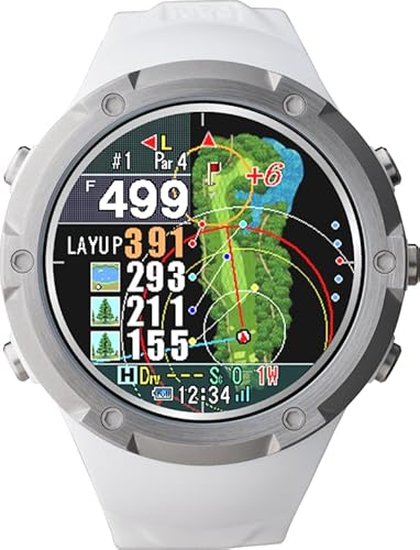 Shot Navi Evolve α(アルファー) ホワイト 1.4インチ大画面カラー液晶 最新GPSチップ「M10」 自動飛距離計測 高低差目安距離 日本製（国内ISO9001認定工場生産）競技モード搭載 ゴルフナビ GPSゴルフナビ ゴルフ距離計 最後 画像