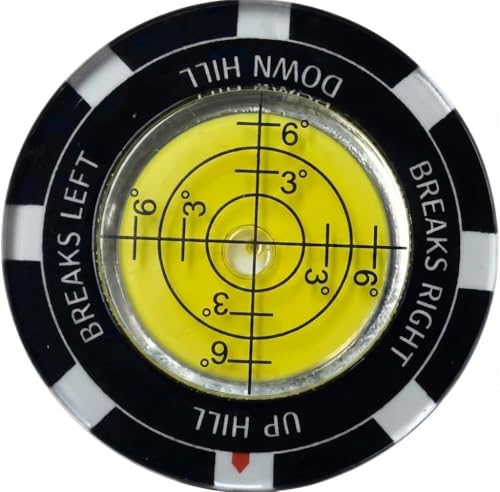 【コスパ◎】 ゴルフマーカー 水平器 プレゼント パター (イエロー) 1枚目 画像