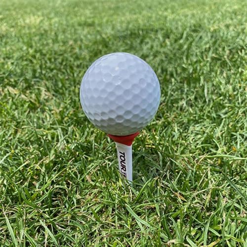 TOUR TEE LARGE WHITE SPINE ゴルフティー 5本入り 中間 画像