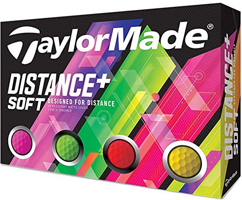 テーラーメイド(TAYLOR MADE) ゴルフボール DISTANCE DISTANCE+SOFT 12P メンズ M7174701 マルチカラー 1枚目 画像