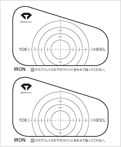 ダイヤゴルフ(DAIYA GOLF) インパクトマーカーアイアン用3P ショット確認 インパクトマーカー アイアン用 スイング練習 ゴルフ練習 トレーニング 素振り AS-423 中間 画像