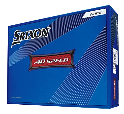 ダンロップ ゴルフボール SRIXON AD SPEED 2022年モデル 1ダース(12個入り) ホワイト 最後 画像