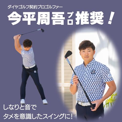 ダイヤゴルフ(DAIYA GOLF) ダイヤスイング533 TR-533 屋内ゴルフ練習道具 練習用クラブ ゴルフ練習用バット ゴルフスイング練習機 ゴルフ棒 しなり 最後 画像