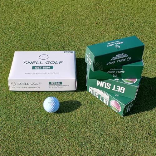 Snell Golf GET SUM （ゲッサム）2024モデル１ダース★オンライン限定商品 (ホワイト) 最後 画像